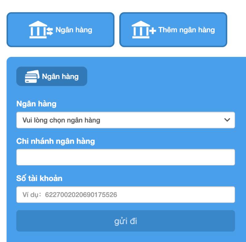 Các phương thức rút tiền tại VIN777