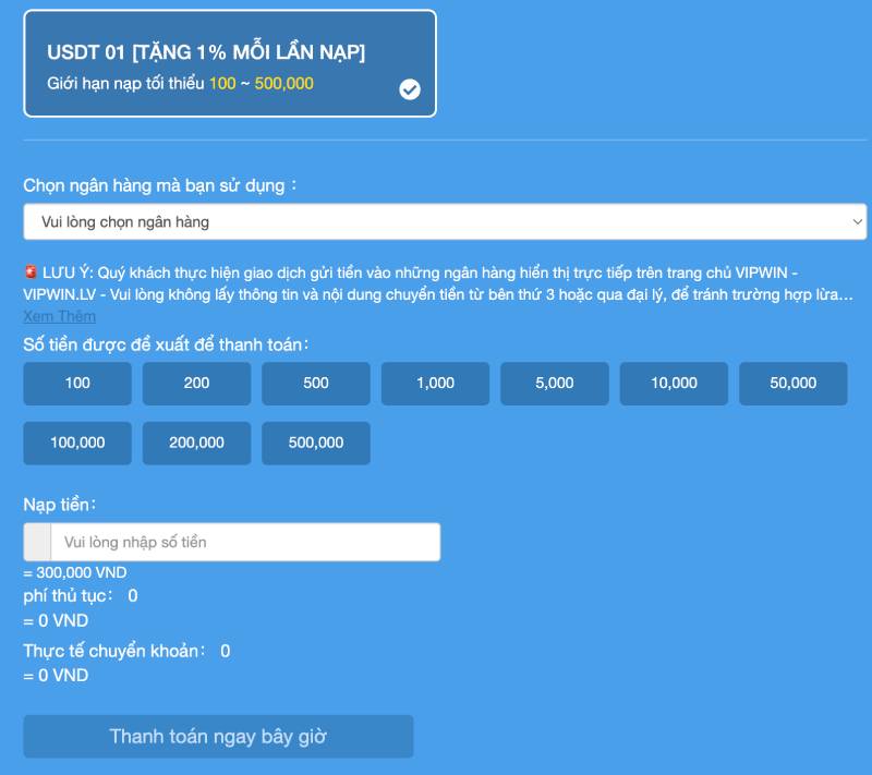 nap vin777 USDT